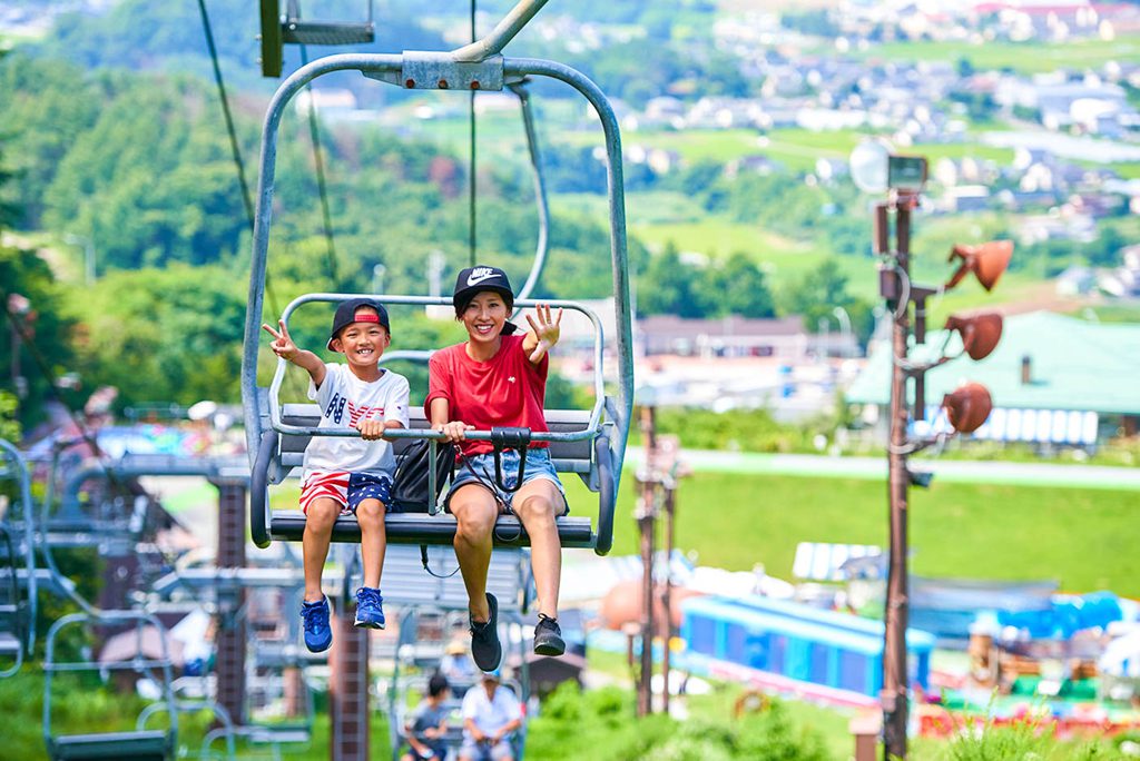 景色を楽しめる「サマーリフト」/平尾山公園(パラダ)(長野県/佐久市)