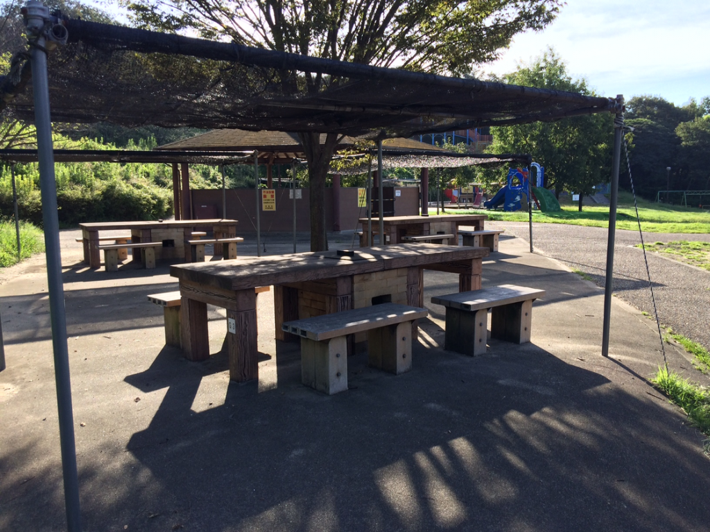 遊び場が近くにあるバーベキュー施設/半田運動公園(愛知県)