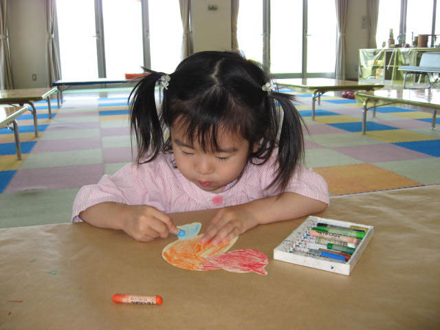 創造の部屋でお絵描き/とだがわこどもランド(愛知県名古屋市)