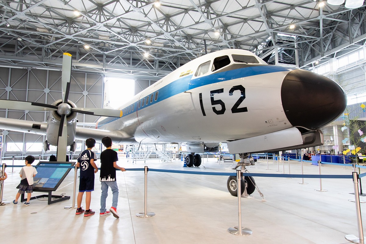 VIP輸送機として活躍した152号機/あいち航空ミュージアム(愛知県/豊山町)