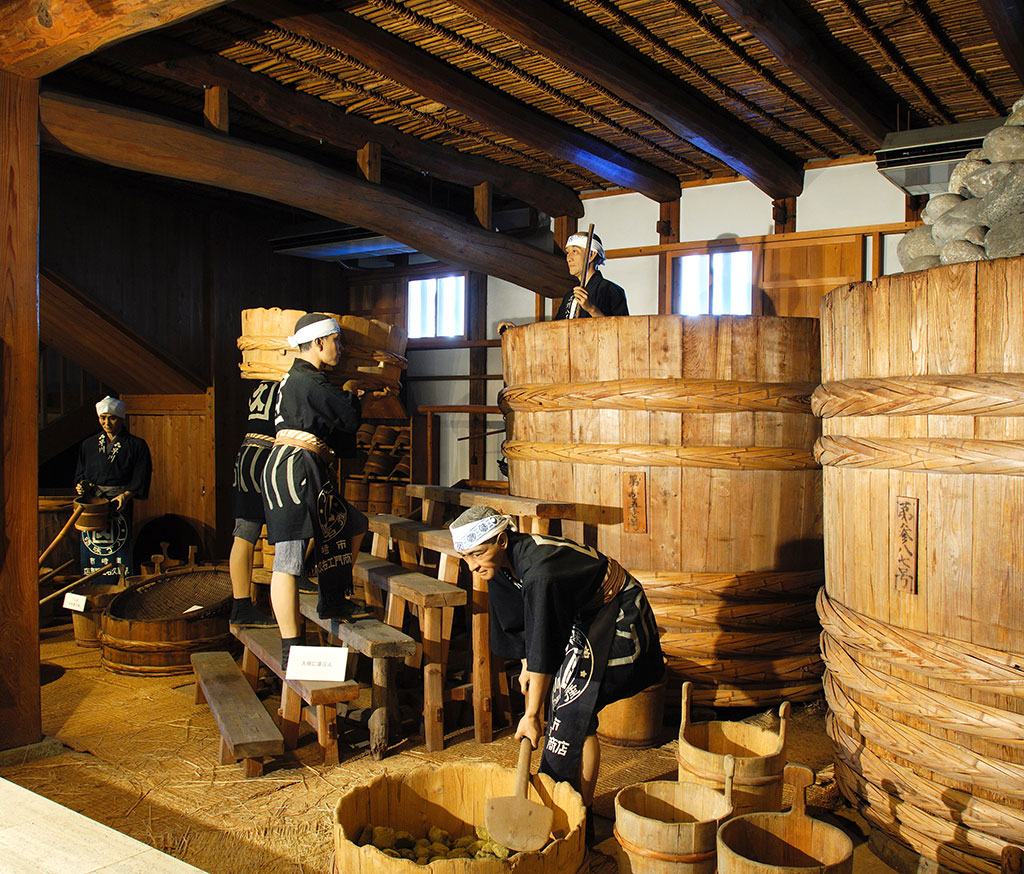 味噌蔵を改装した史料館/カクキュー八丁味噌(八丁味噌の郷)(愛知県/岡崎市)