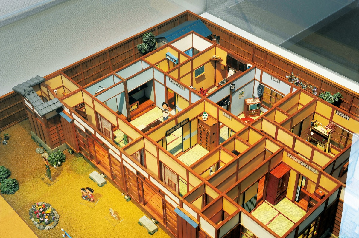 磯野家の間取り模型/長谷川町子美術館(東京都/世田谷区)