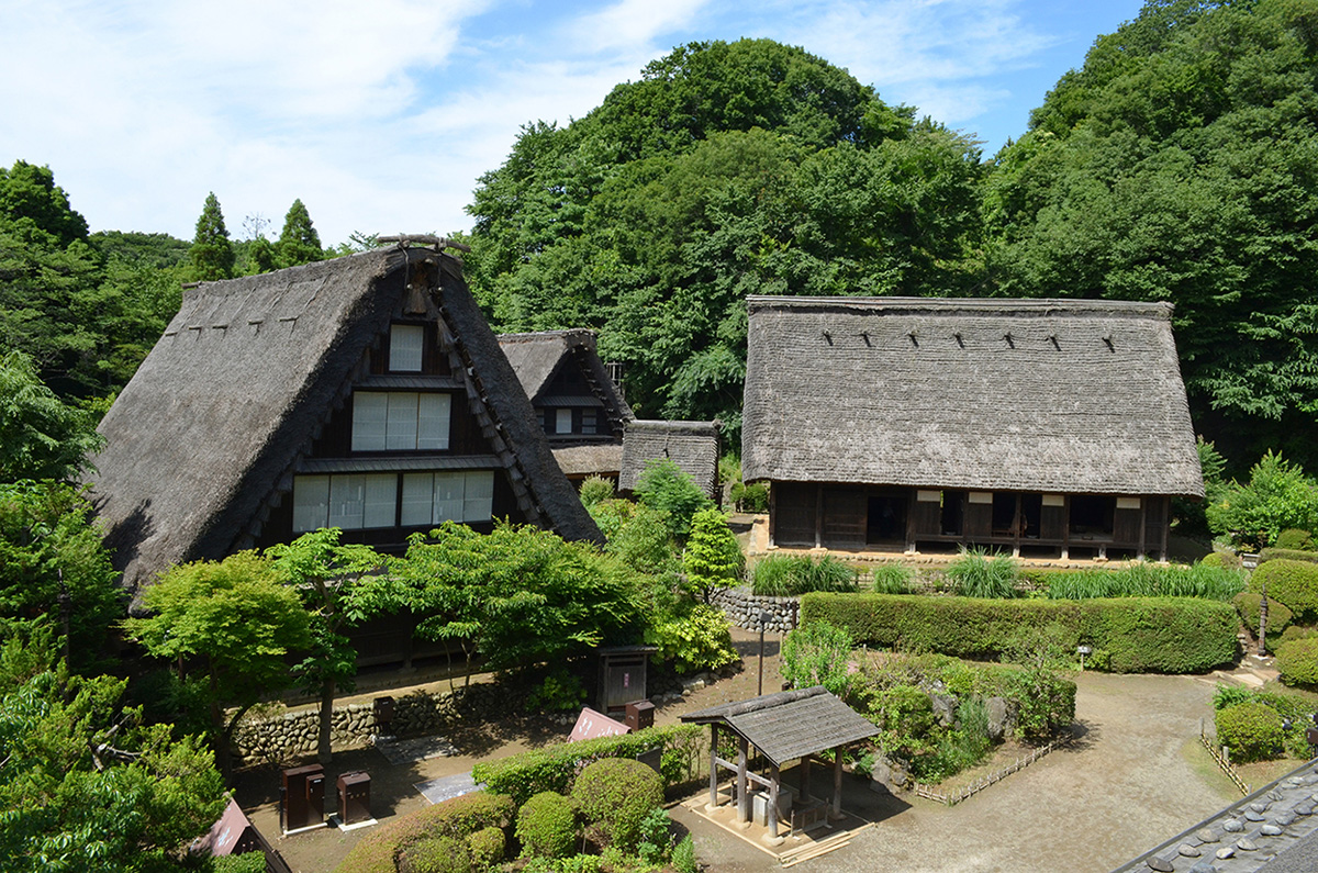 「信越の村」の合掌造り/川崎市立日本民家園(神奈川県/川崎市)