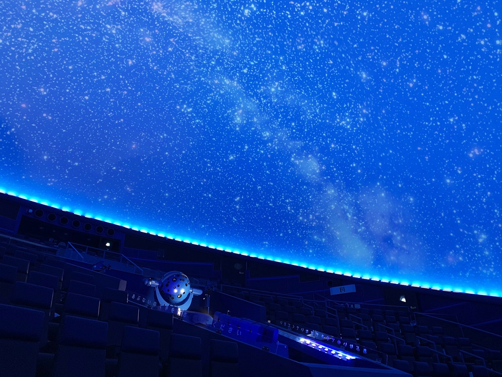 内装も一新した最新のプラネタリウム内部/浜松科学館「みらいーら」(静岡県/浜松市)