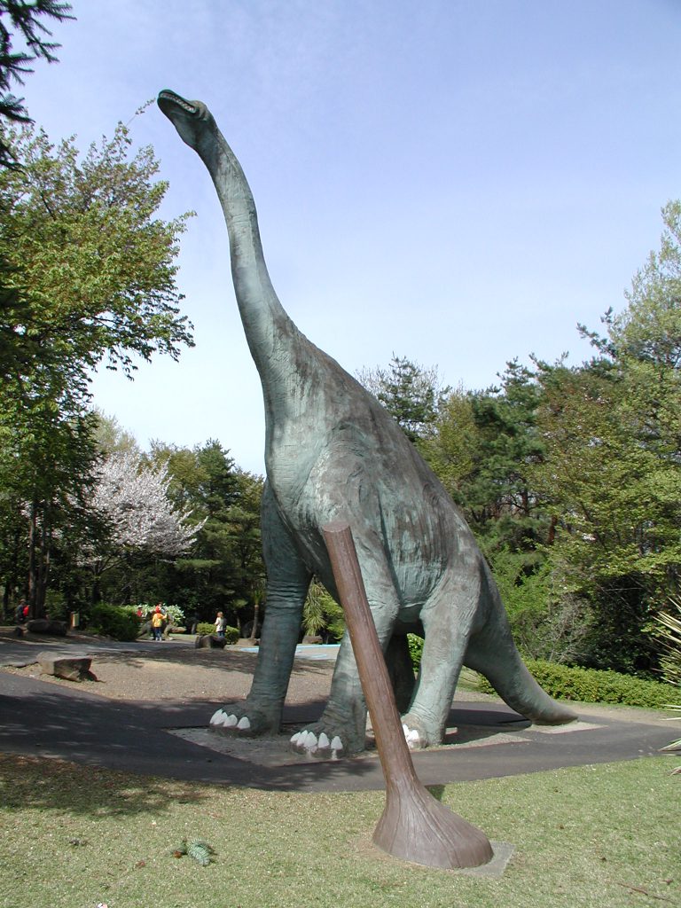 ブラキオサウルスの復元模型/埼玉県こども動物自然公園(埼玉県/東松山市)