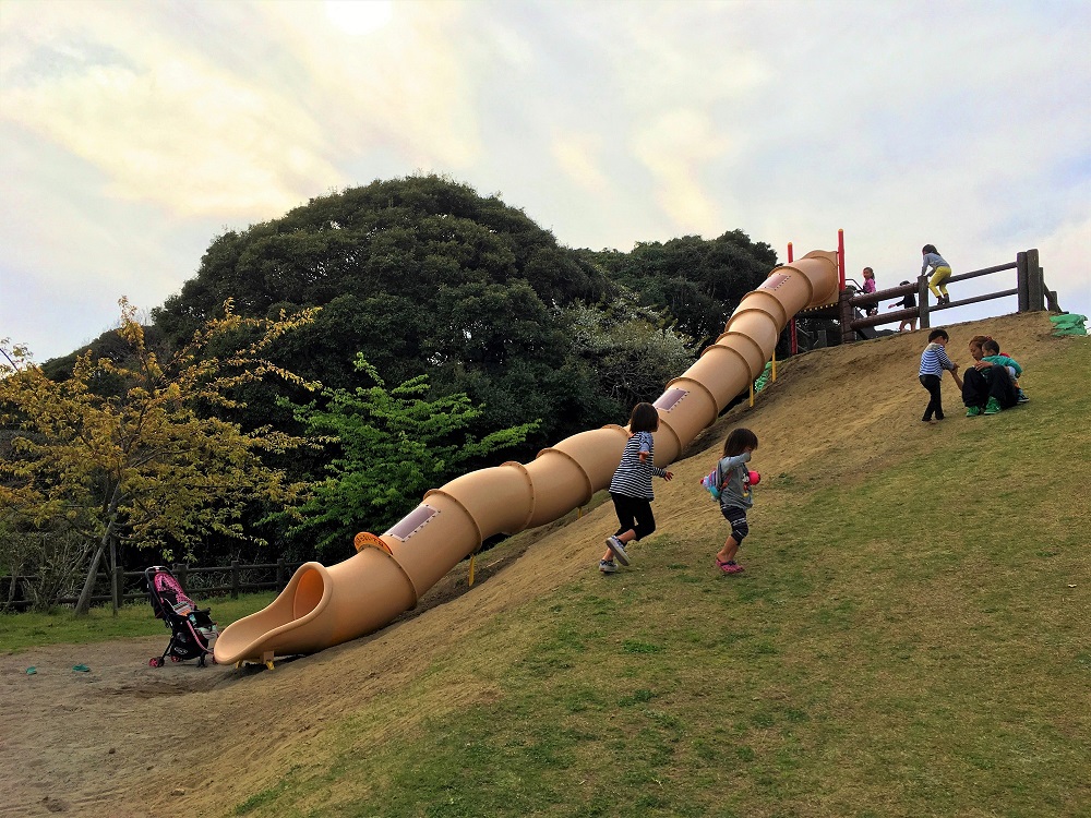 人気の滑り台/千葉県立館山運動公園(千葉県/館山市)