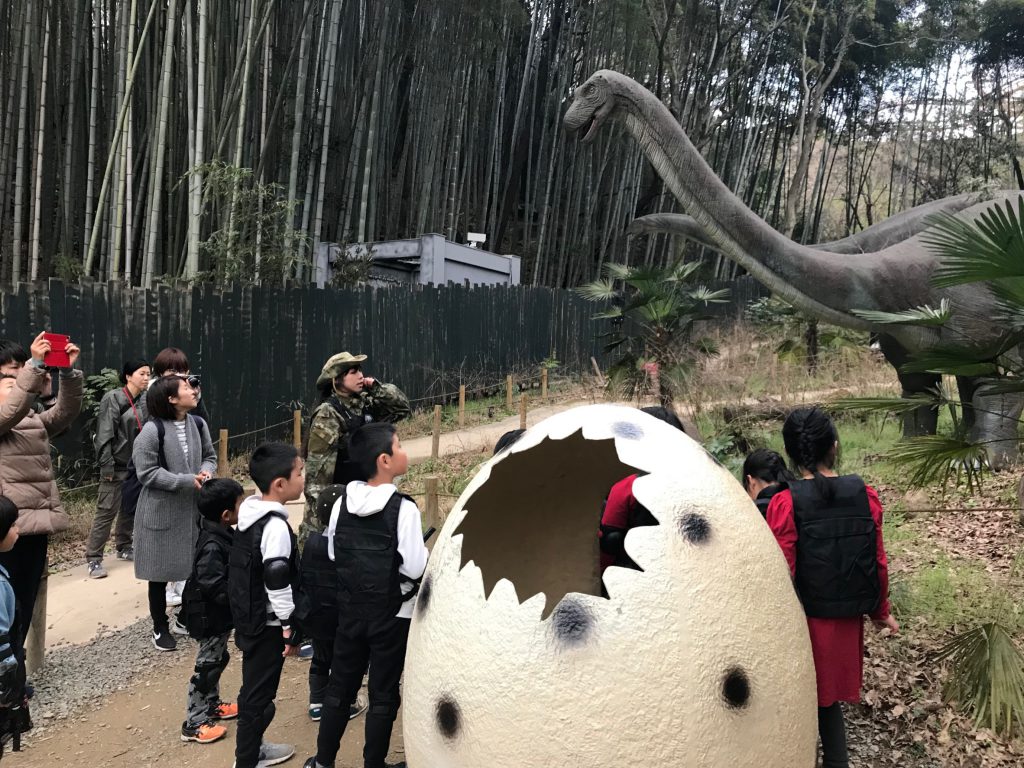 首長竜の復元模型/みろくの里 ダイナソーパーク(広島県/福山市)