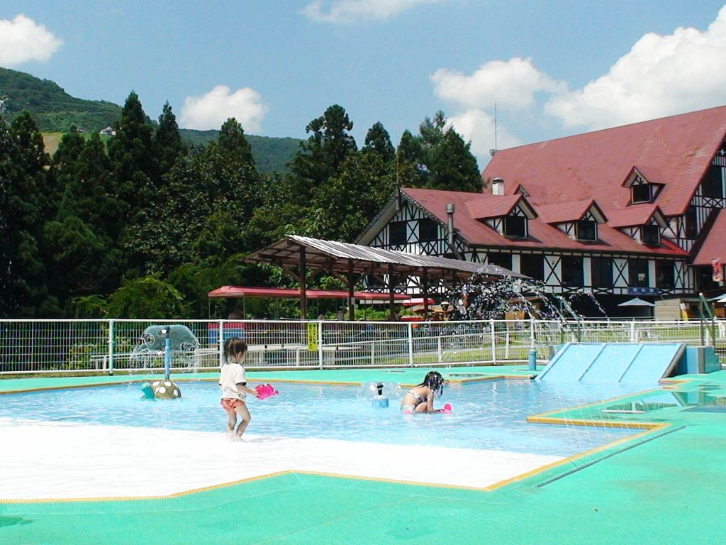 水深が低く幼児も楽しめる水遊び場/上越国際プレイランド(新潟県/南魚沼市)