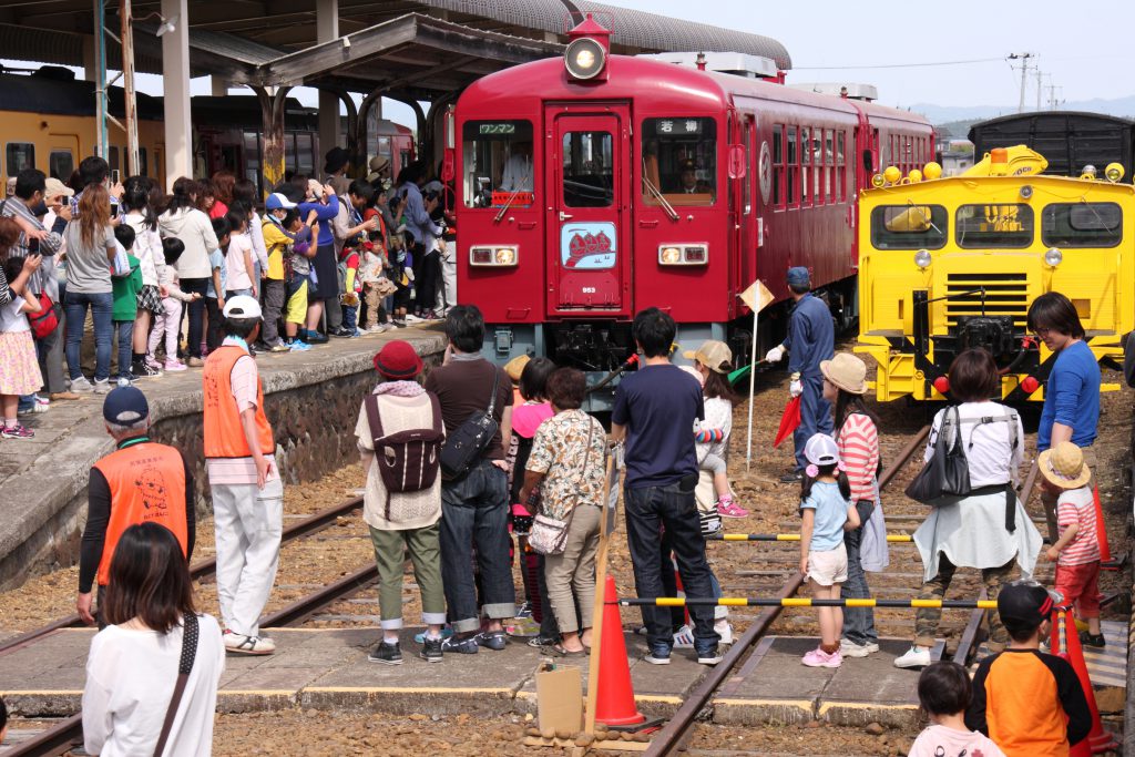 月1回の気動車乗車会の様子/くりはら田園鉄道公園(宮城県/栗原市)