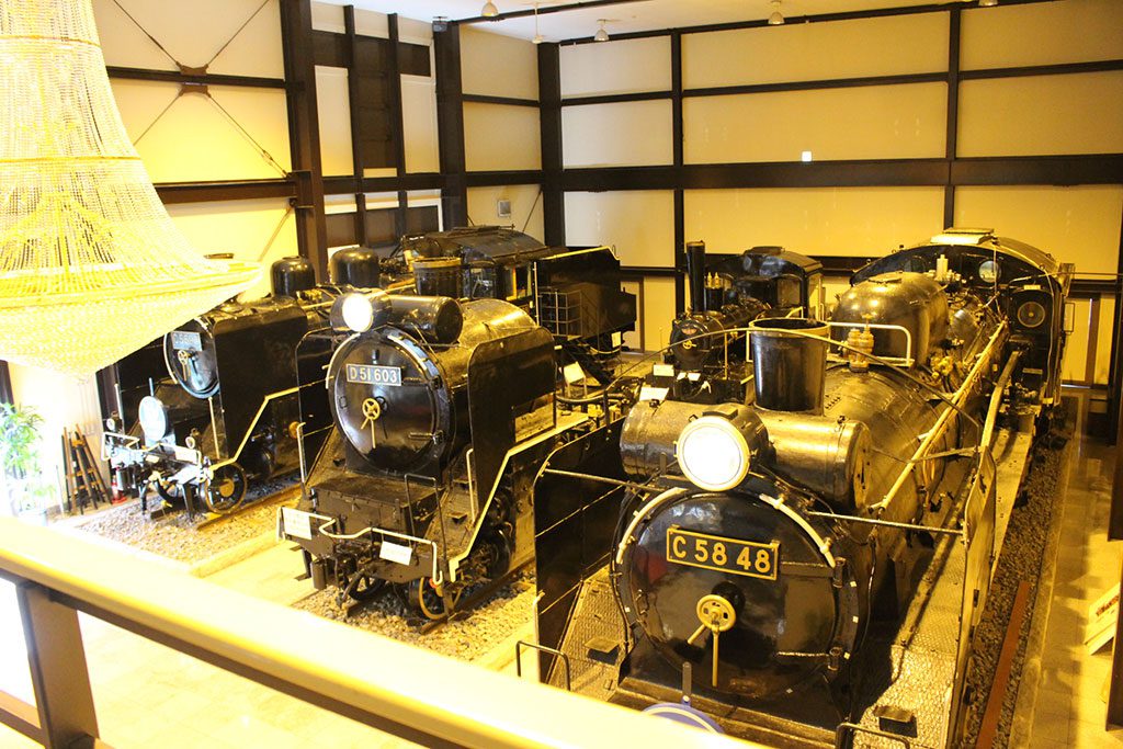 迫力がある車両展示/19世紀ホール(京都府/京都市)
