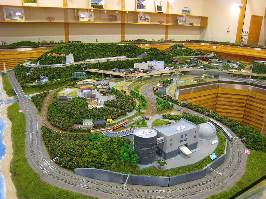 ジオラマ模型/有田川鉄道公園・有田川町鉄道交流館(和歌山県/有田郡有田川町)