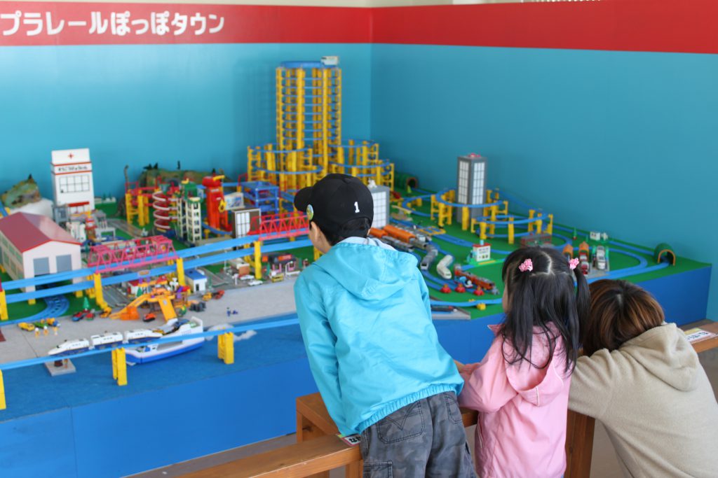 人気のプラレール展示/三笠鉄道記念館(北海道/三笠市)