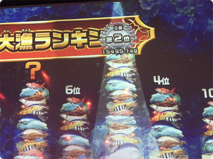 爆釣スピリッツで2位の記録/ナンジャタウン(東京都/豊島区)