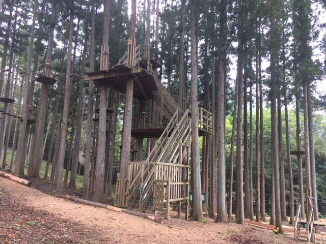 アスレチックコース/フォレストアドベンチャー上野(群馬県/上野村)