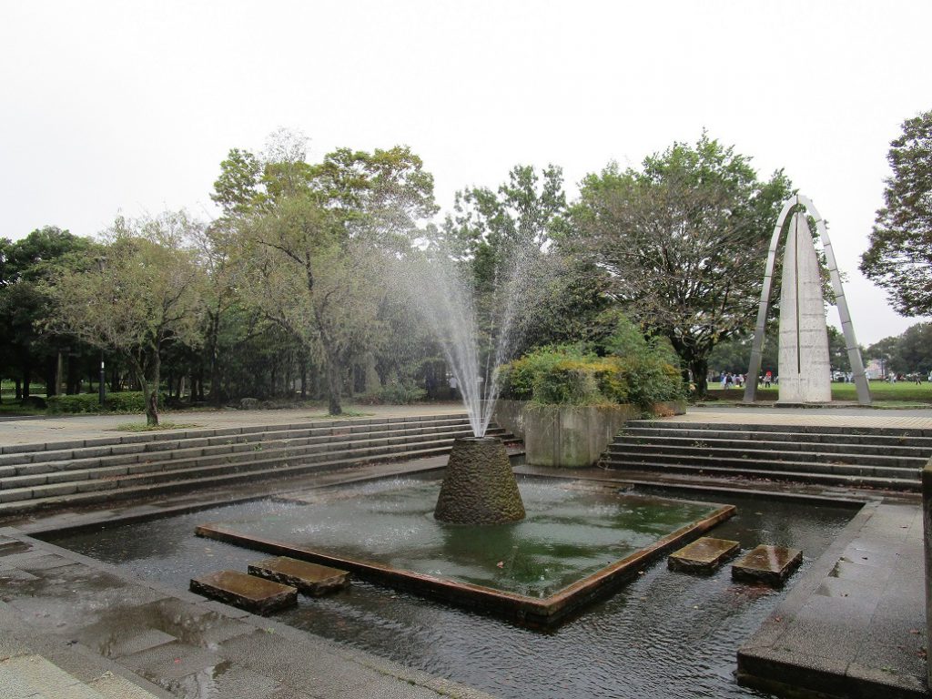 水遊びができる噴水広場/庄和総合公園(埼玉県/春日部市)