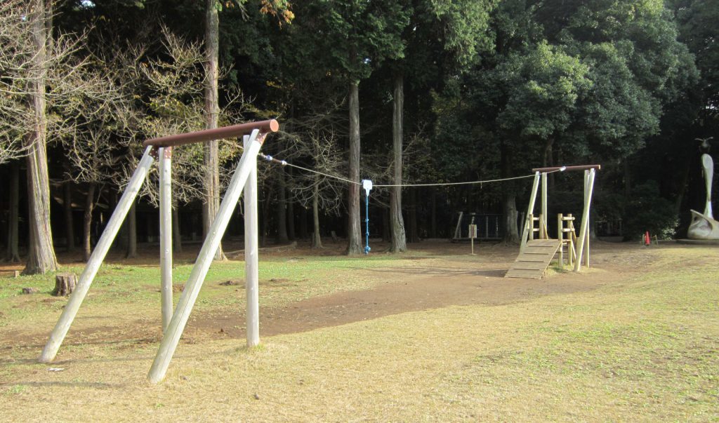 ターザンロープ(ムササビグライダー)/手賀の丘公園(千葉県柏市)