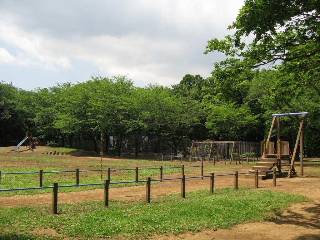 ターザン遊びができる人気の「ロープウェイ」/流山市総合運動公園(千葉県)