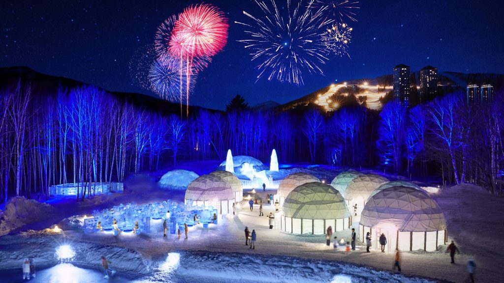 幻想的な氷の街「アイスヴィレッジ」/星野リゾート トマム(北海道/占冠村)