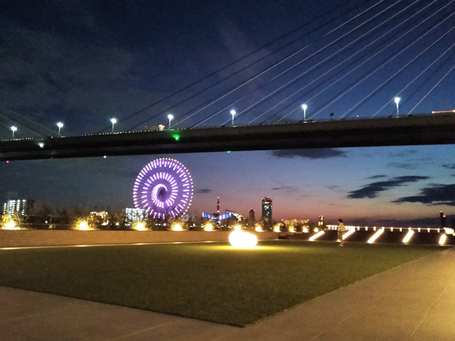 テラスから見える夜景/リーベルホテル アット ユニバーサル・スタジオ・ジャパン(大阪府/大阪市)