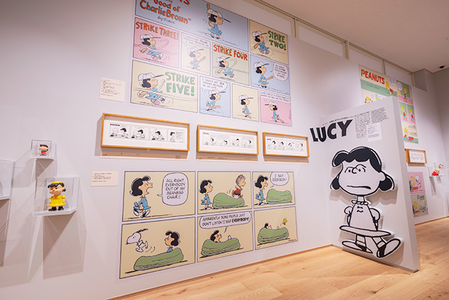 ルーシーに関する展示/スヌーピーミュージアム(東京都/町田市)
