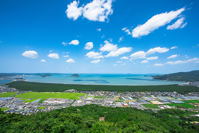 鏡山からの絶景(佐賀県/唐津市)