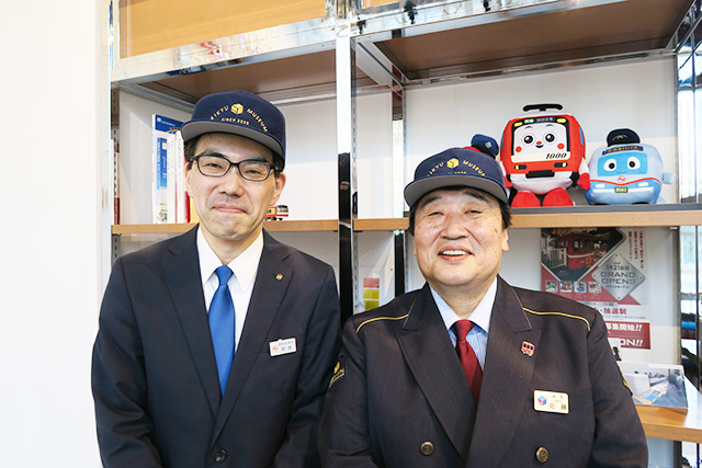 館長:佐藤さん(右)、営業企画課:飯島さん(左)/京急ミュージアム(神奈川県/横浜市)