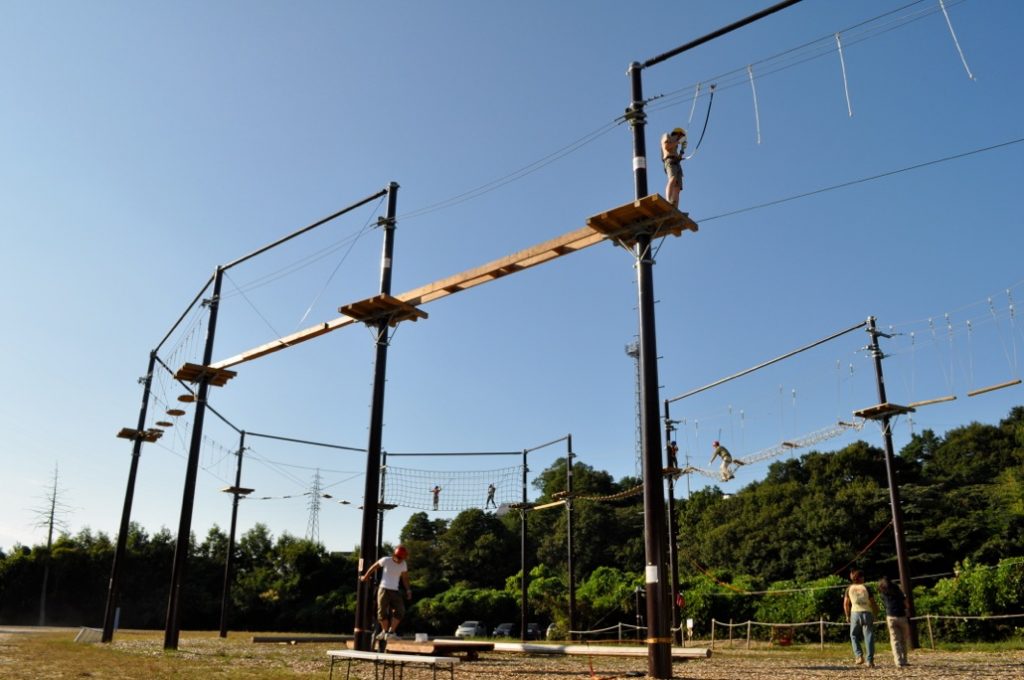 高さ7m全長200mの空中アスレチック/天空×大冒険「ソラカケル」(兵庫県神戸市)