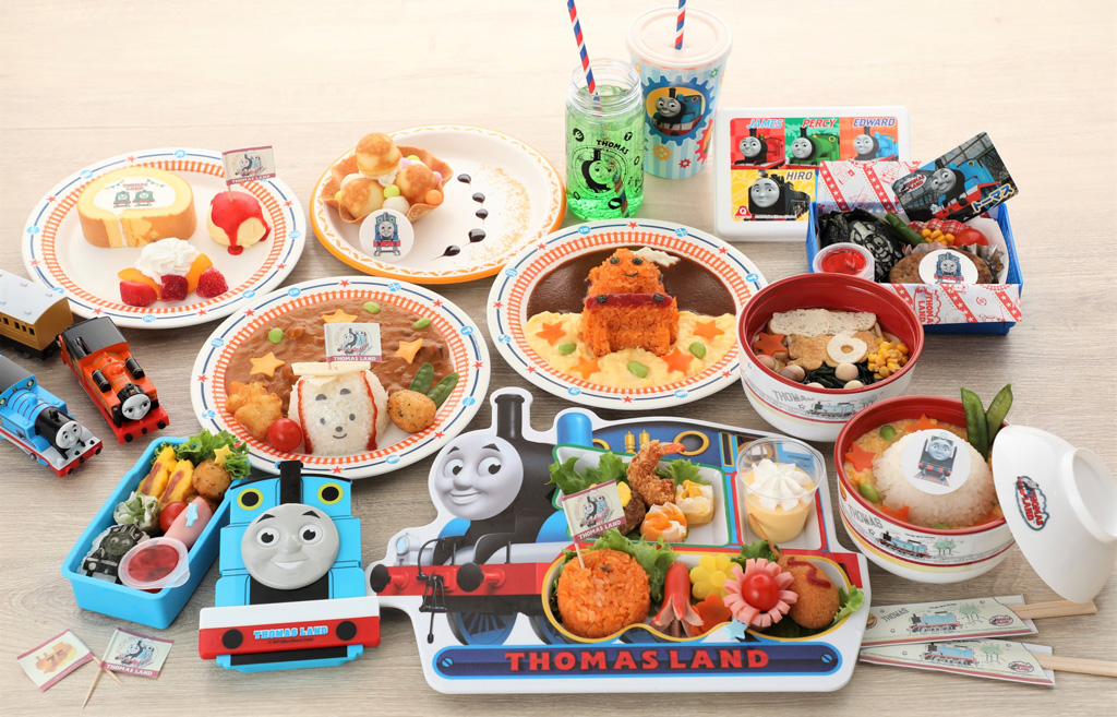 トーマスレストランにはスーベニア付きの新メニューが新登場