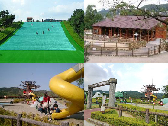 わんぱく冒険広場やソリスベリの丘など施設が充実/市民四季の森(愛知県小牧市)