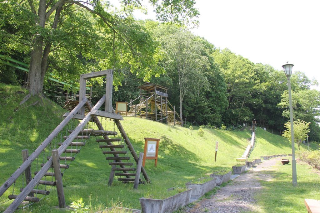 「アスレチック広場」風景/本別公園(北海道本別町)
