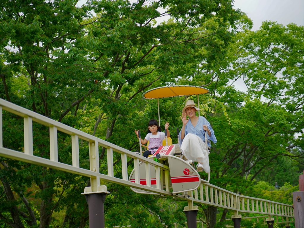 観空台遊園地「サイクルモノレール」/嵐山-高雄パークウエイ(京都府京都市)