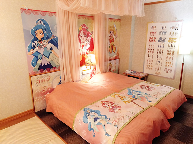 ヒーリングっどプリキュアドリームルームのベッド/白樺リゾート 池の平ホテル(長野県/立科町)