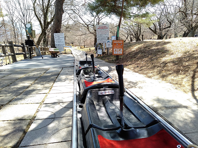 ドリームコースターのボブスレー/アルプス公園(長野県/松本市)