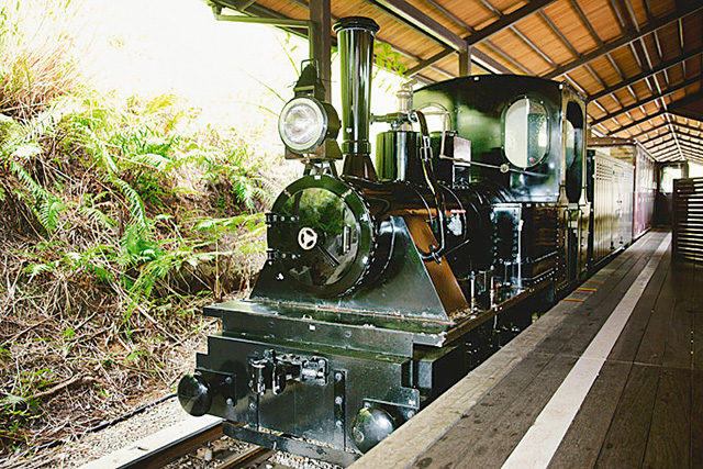 4分の3スケールで再現した沖縄県営鉄道/ネオパークオキナワ(名護市)