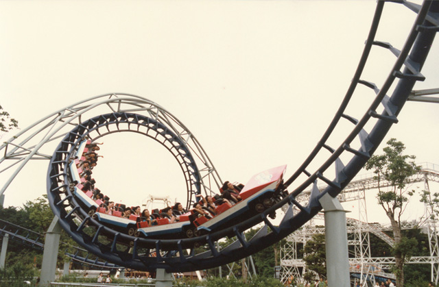 昭和54年(1979)に登場した「コークスクリュー」/としまえん(東京都/練馬区)