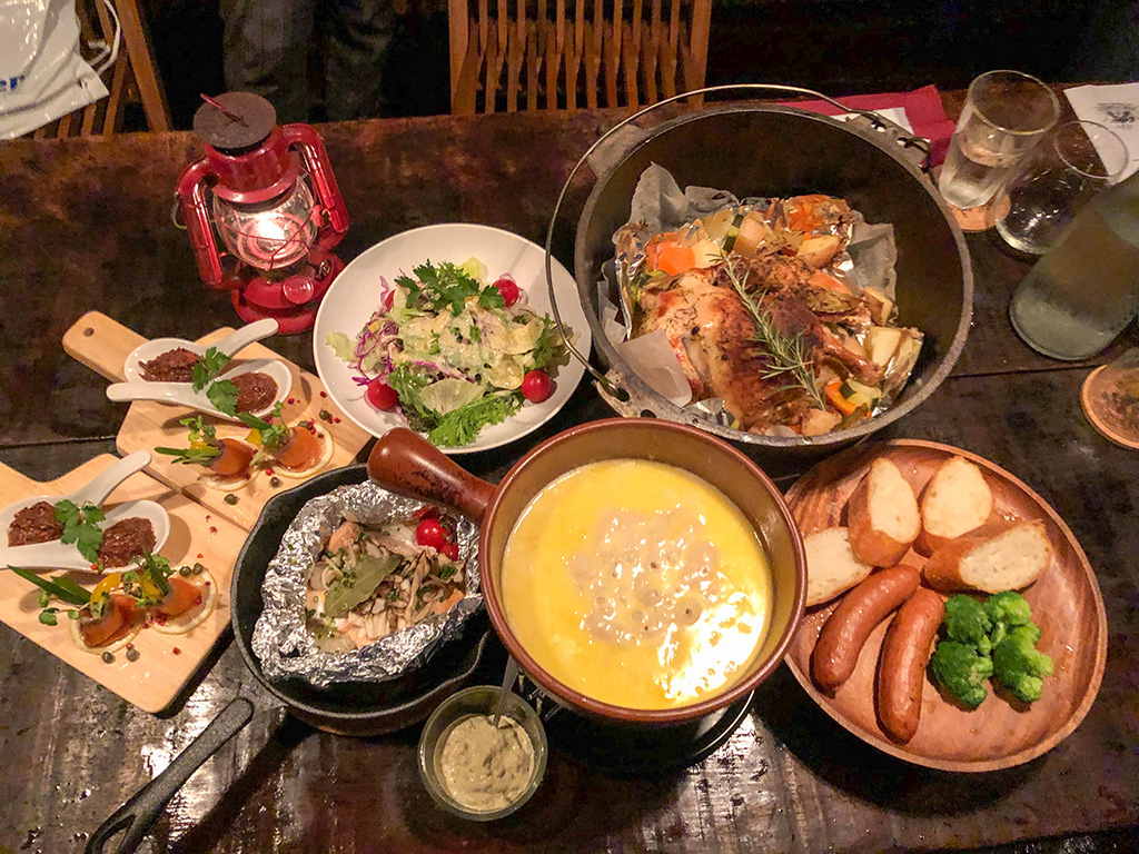 豪華なアウトドア料理/Workation Hakuba ワーケーション白馬(長野県/白馬村)