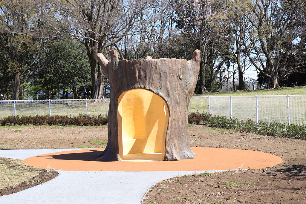 切りかぶの隠れ場スポット/砧公園(東京都/世田谷区)