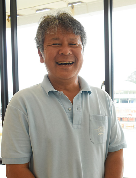 営業課長の浅川さん/下田海中水族館(静岡県/下田市)