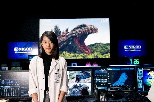 山崎紘菜さん/ニジゲンノモリ ゴジラ迎撃作戦(兵庫県/淡路市)