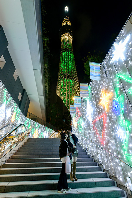 東京スカイツリータウンのイルミネーション/(東京都/墨田区)