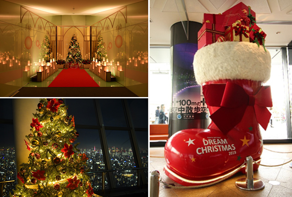 クリスマス限定の装飾やフォトスポット/東京スカイツリータウン(東京都/墨田区)