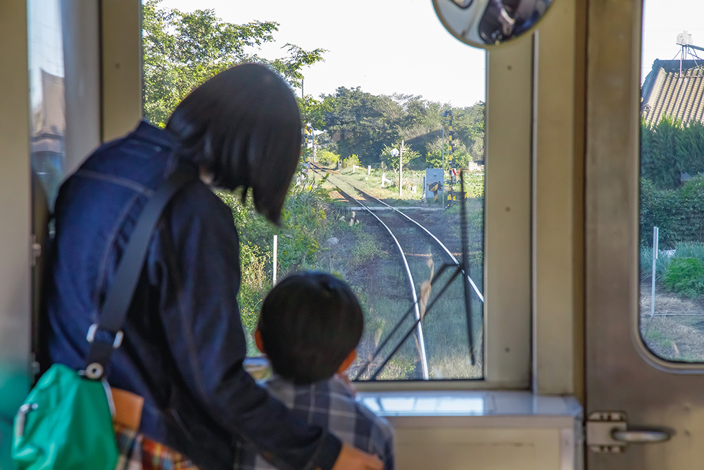 関東鉄道竜ヶ崎線「まいりゅう号」からの景色(茨城県/龍ヶ崎市)