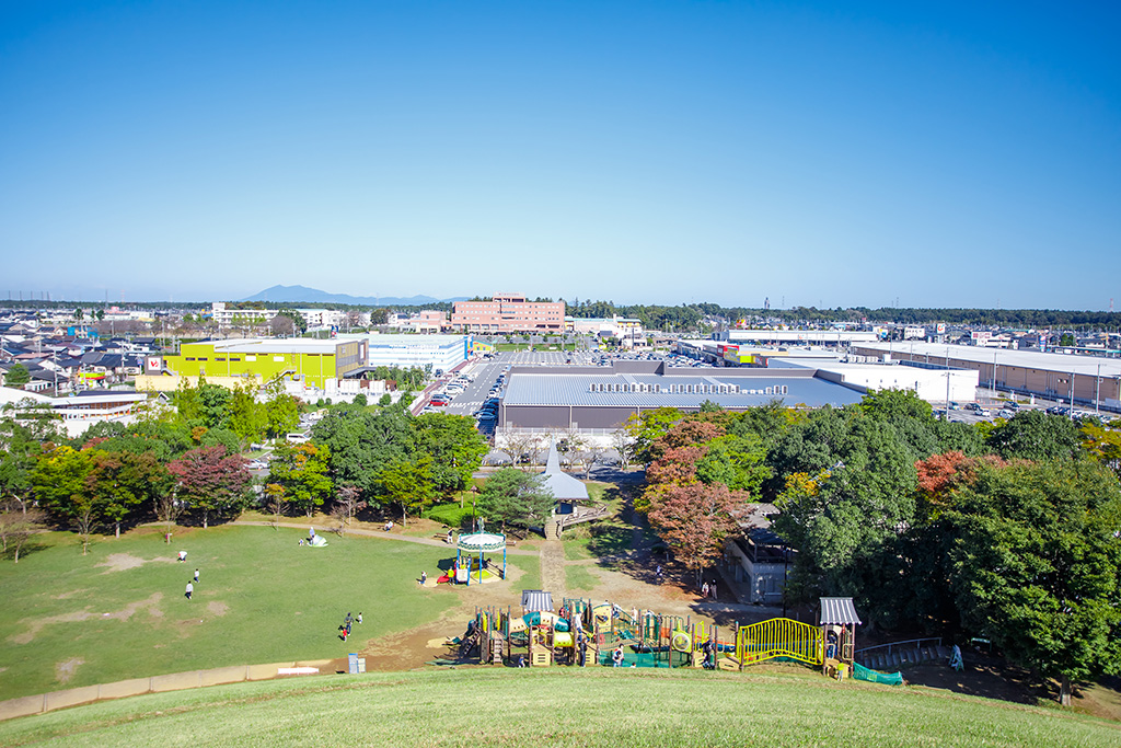 たつのこやま頂上からの絶景(茨城県/龍ヶ崎市)