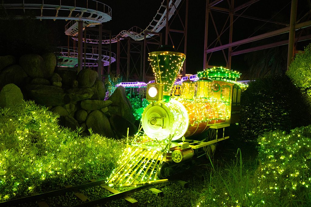イルミイベント 光の遊園地:「ノームトレイン」/ひらかたパーク(大阪府/枚方市)
