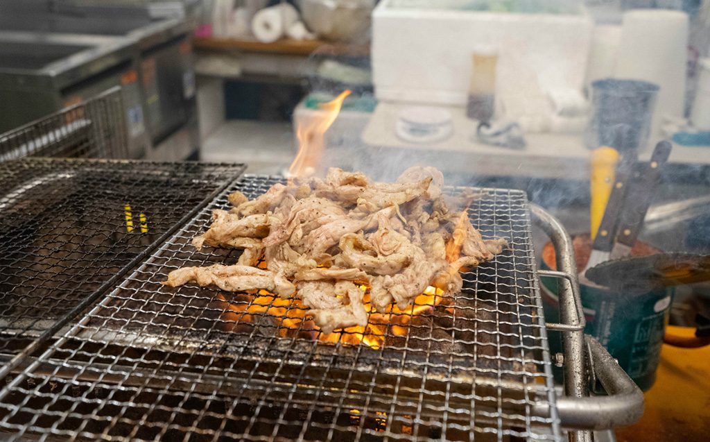 屋台の様子/大阪城イルミナージュ(大阪市/中央区)