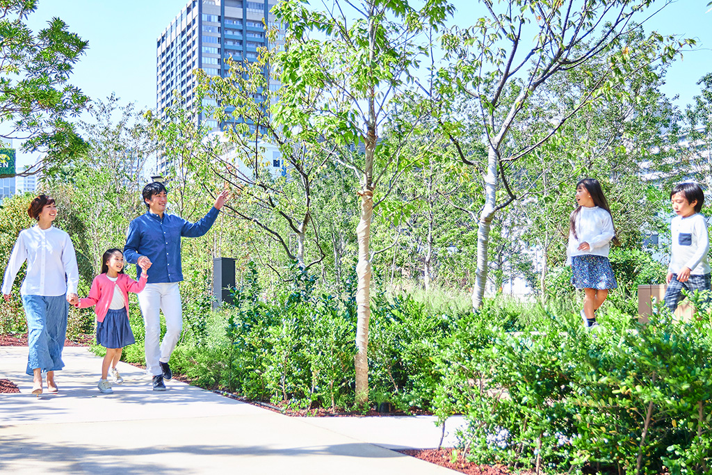 隣接した公園「有明ガーデンパーク」/有明ガーデン(東京都/江東区)