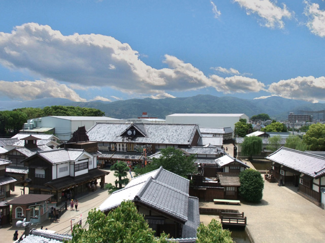東映太秦映画村全景(京都市右京区)