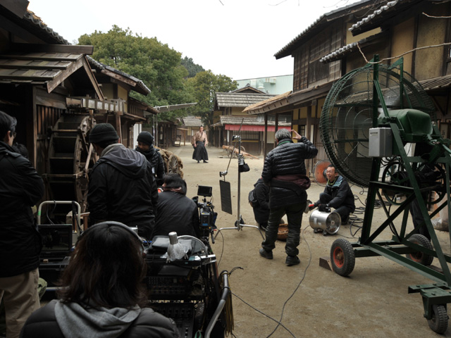 実際の撮影現場に遭遇/東映太秦映画村(京都市右京区)