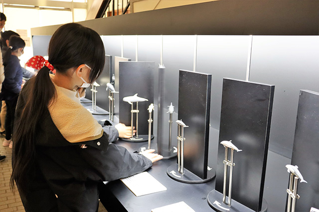 イルカの模型/太地町立くじらの博物館(和歌山県)