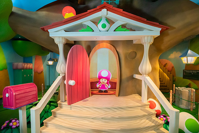 乗車前にキノピコからストーリー解説があります/USJ「スーパー・ニンテンドー・ワールド」(大阪府/大阪市)